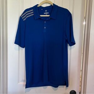 Adidas Men's Bold Blue Polo Shirt